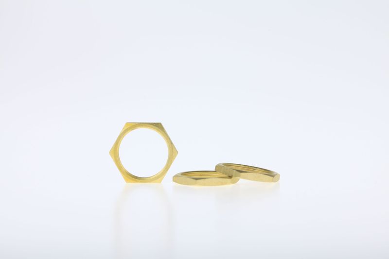 Brass thin nuts